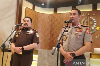 Kapolri temui Jaksa Agung, penanganan karhutla ikut dibahas