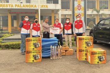 Pertamina bantu lengkapi sarpras penanganan karhutla di Palangka Raya