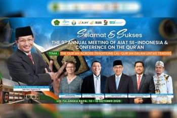 UIN Palangka Raya gelar pertemuan tahunan AIAT ke-9 dan konferensi internasional