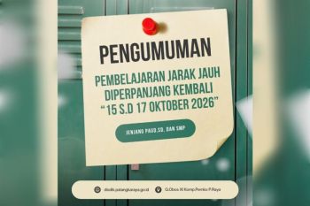 Disdik Palangka Raya: Keselamatan siswa jadi prioritas di tengah kabut asap