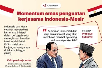 Momentum emas penguatan kerja sama Indonesia-Mesir