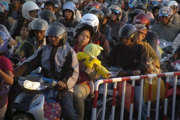 Jalur mudik Madura mulai ramai