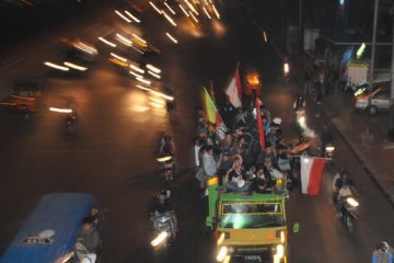 Sudah dilepas pejabat, pawai takbiran Lombok Barat berantakan