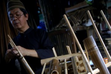 Angklung Buun Baduy Diminati Warga Bali