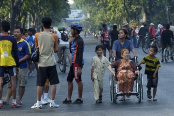 Delegasi APEC bersepeda bareng susuri Surabaya