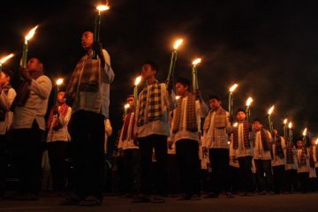 Warga Muhammadiyah Bengkulu takbir sambut Idul Fitri