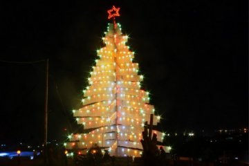 Pohon Natal 12 meter hiasi Katedral Bandung