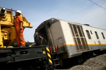 Tabrakan KA Tak Ganggu Jalur Selatan