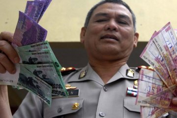Polisi Amankan Rp11,6 juta Uang Palsu