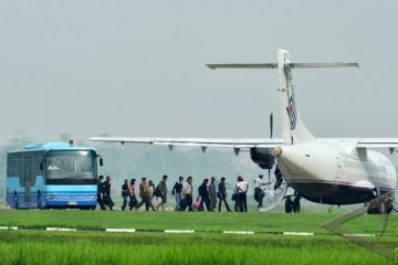 Penumpang pesawat di Bandara Supadio naik 35%