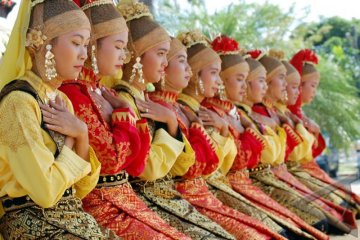 Seni tradisional Indonesia ditampilkan di Harbin, Tiongkok