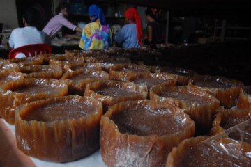 Gunungan kue keranjang Yogyakarta meraih rekor Muri