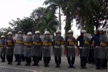 Satpam Latihan Dalmas