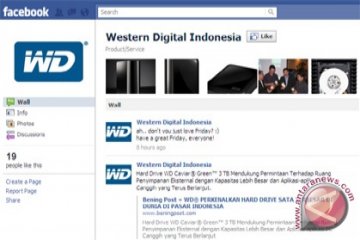 WD Luncurkan Halaman Facebook 