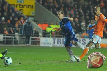 Gol Ganda Lampard di Blackpool Hidupkan Harapan Chelsea