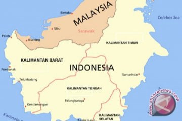 Patok perbatasan Indonesia-Malaysia rusak telah diperbaiki