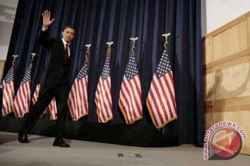 Obama Tiba di Inggris Untuk Kunjungan Resmi Kenegaraan