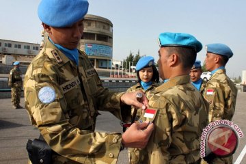 73 Prajurit Indobatt Naik Pangkat di Lebanon