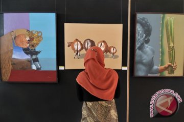 Pameran 25 Lukisan Made Wianta di Gedung OPEC, Wina