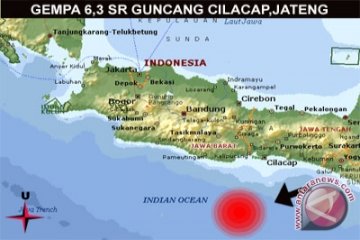 18 gempa susulan pascagempa Kebumen