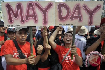 10.000 buruh peringati May Day di Bekasi