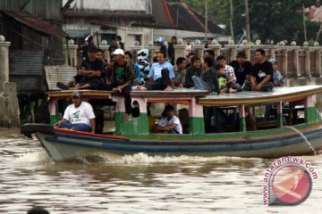 Saat air Sungai Martapura menjadi asin dan asam