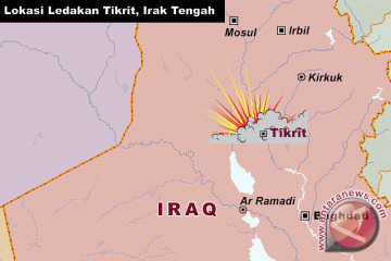 Tikrit diserbu tentara Irak, 28.000 warga kabur