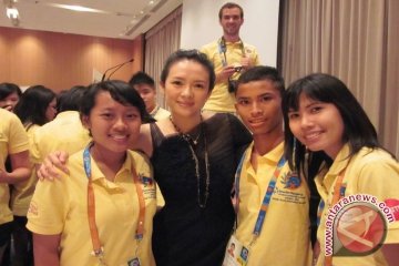 Zhang Ziyi Kunjungi Delegasi Tuna Grahita Indonesia