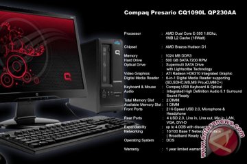 Metrodata Sediakan HP Compaq Presario CQ1090L 