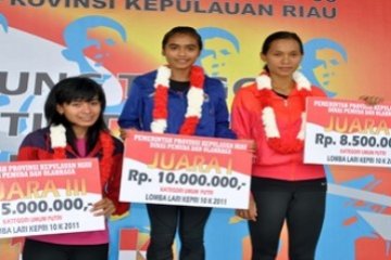 Para Juara Kepri 10 K Putri
