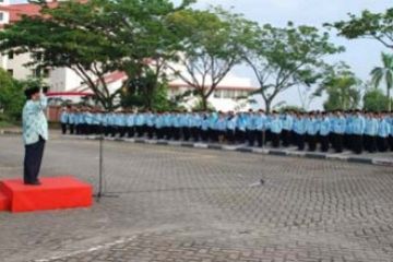 Upacara HUT Kemerdekaan di BP Batam