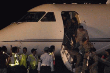 Nazaruddin Tiba di Jakarta