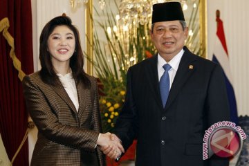 Presiden SBY sambut PM Thailand