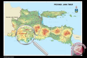 Ratusan hektare sawah di Trengggalek mengering