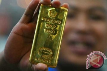 Harga emas ditutup di tingkat tertinggi satu pekan