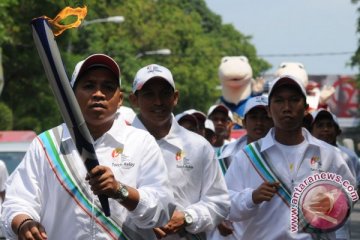 Obor SEA Games tiba di Balikpapan