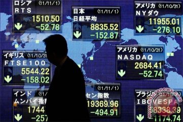 Bursa saham Tokyo ditutup lebih rendah