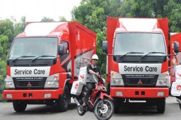 Mitsubishi  kembangkan pasukan "Motorbike Service"