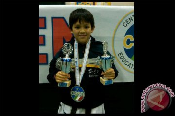 Karateka Italindo Alessio juara dunia tiga kali beruntun