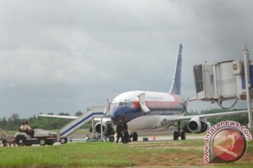 Pesawat Sriwijaya mendarat darurat di Palembang