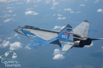 Pesawat tempur MiG-31 jatuh di selatan Rusia
