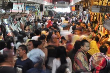Libur akhir tahun, Pasar Beringharjo dipadati 80.000 pengunjung