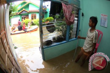 Banjir Bengawan Solo di hilir Bojonegoro surut 