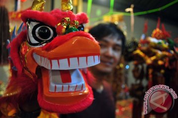 Prosesi barongsai sambut Tahun Baru Imlek di Kuta