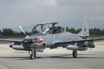 Pesawat tempur Super Tucano tiba Maret 2012 