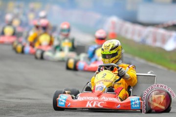 Julio juarai junior rotax Indonesia Kart Prix
