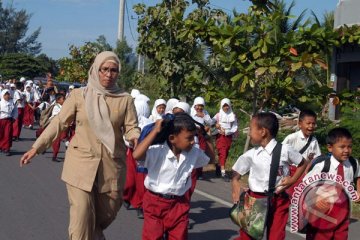Pelajar Aceh Barat latihan hindari dampak tsunami