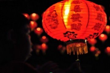 Lampion Sambut Perayaan Imlek 