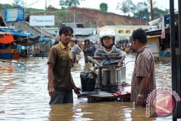 Sebagian wilayah Kota Jayapura kebanjiran