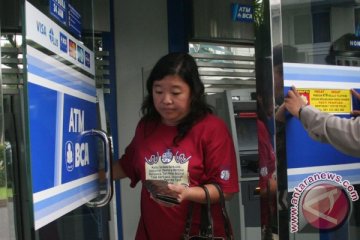 Mesin ATM BCA di Semarang diangkut maling